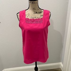 BFA Classics Women’s Hot Pink Lace Top - M
